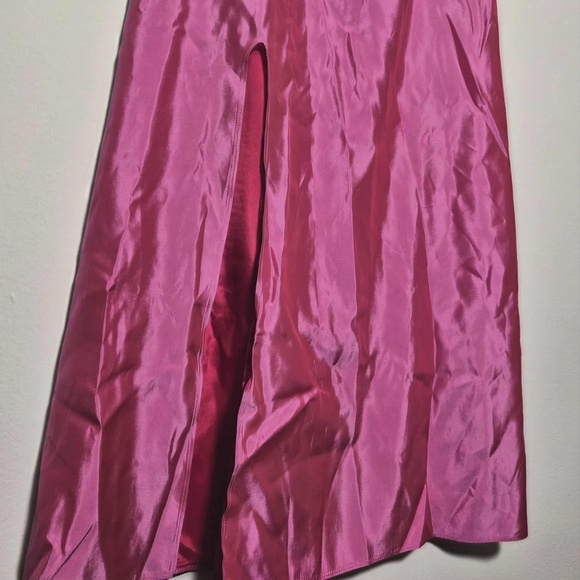 Gunne Sax For Jessica McClintock Vintage Coquette Barbiecore Pink Maxi Skirt 9 - Picture 2 of 7